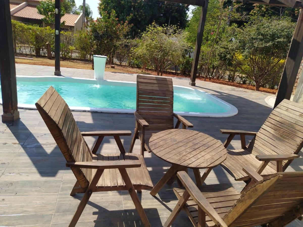 Casa Em Caldas - Piscina Solar E Eletrica Caldas Novas Esterno foto